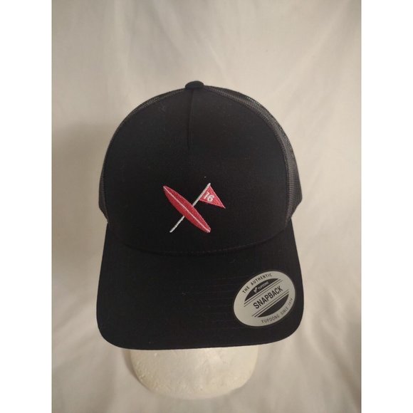 The Classic Other - Surf and Turf Hat Course to Coast The Rawls Course Mesh Snapback Black and pink
